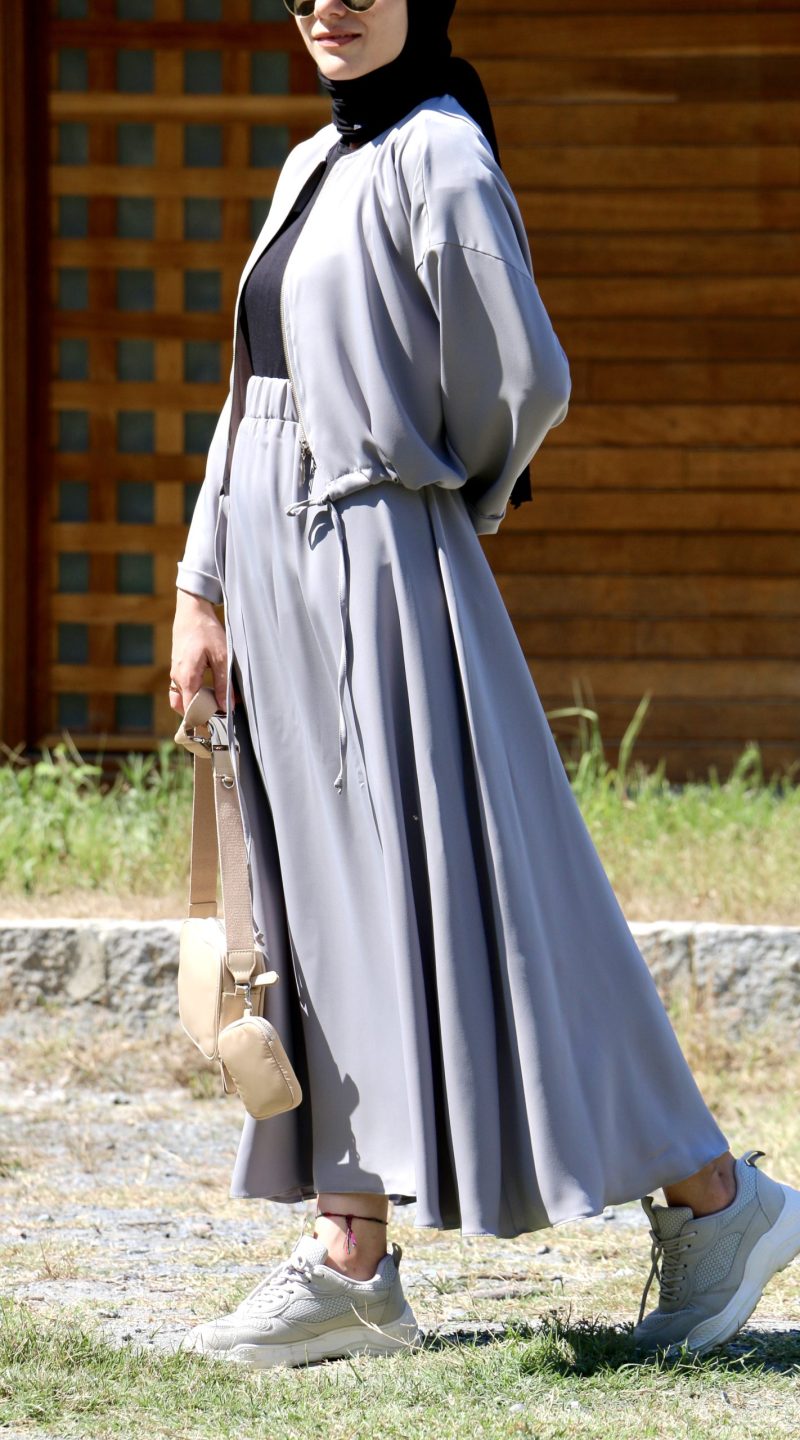 Essence – Gri Etek Ceket Takım