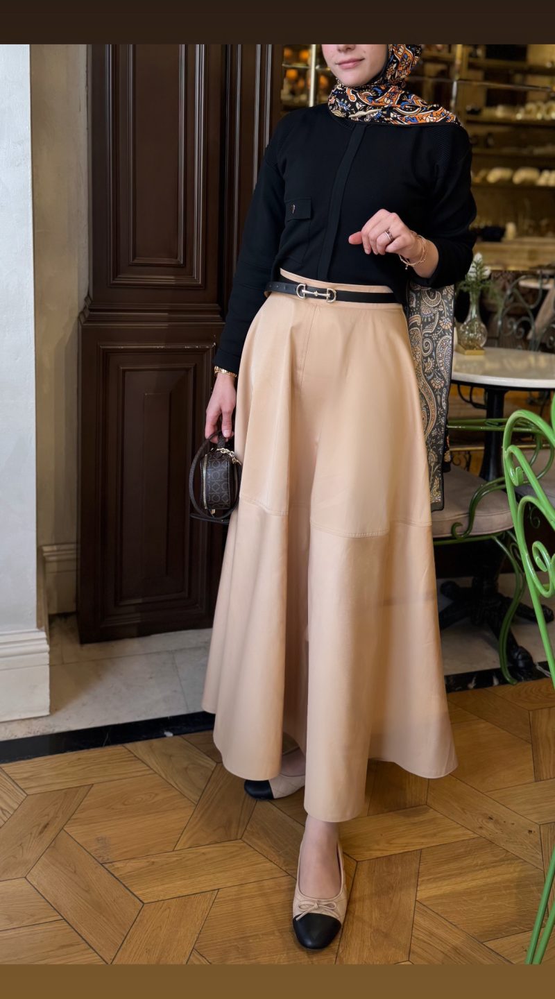 Arya - Parçalı Kloş Etek